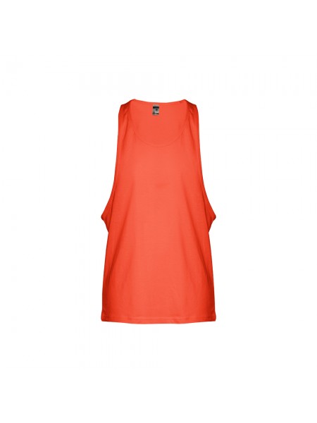 THC IBIZA. Canotta da uomo - Arancione corallo THC IBIZA. Canotta da uomo - Arancione corallo