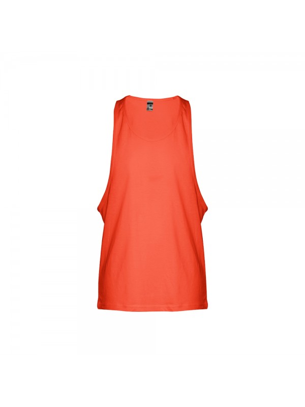 THC IBIZA. Canotta da uomo - Arancione corallo THC IBIZA. Canotta da uomo - Arancione corallo