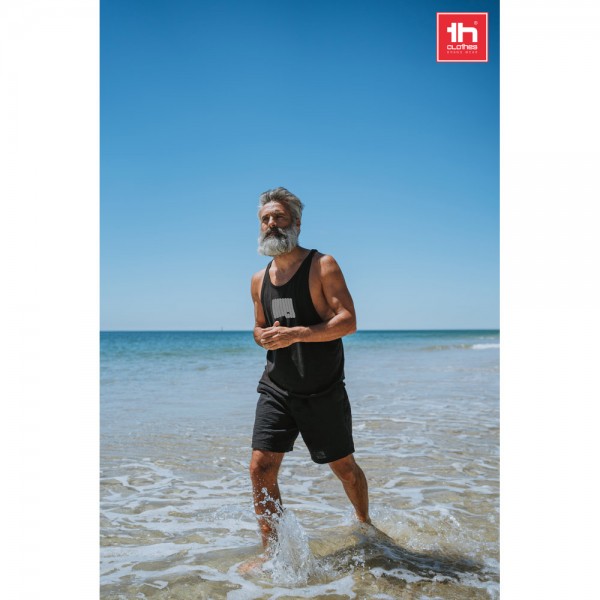 THC IBIZA. Canotta da uomo - Grigio chiaro mélange