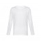 THC BUCHAREST WH. T-shirt da uomo in cotone a maniche lunghe - Bianco