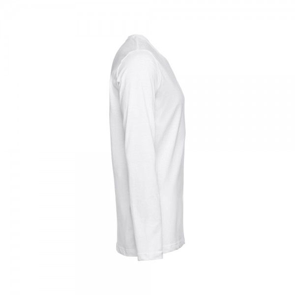 THC BUCHAREST WH. T-shirt da uomo in cotone a maniche lunghe - Bianco