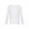 THC BUCHAREST WH. T-shirt da uomo in cotone a maniche lunghe - Bianco