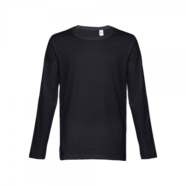 THC BUCHAREST. T-shirt a manica lunga da uomo - Nero