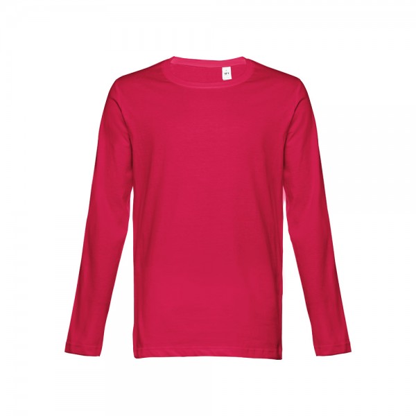 THC BUCHAREST. T-shirt a manica lunga da uomo - Rosso