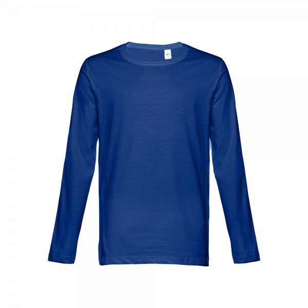 THC BUCHAREST. T-shirt a manica lunga da uomo - Blu reale