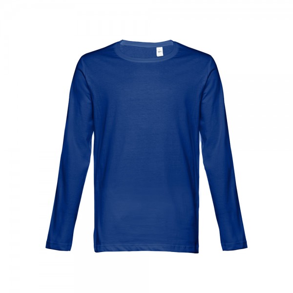 THC BUCHAREST. T-shirt a manica lunga da uomo - Blu reale