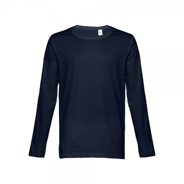 THC BUCHAREST. T-shirt a manica lunga da uomo - Blu scuro