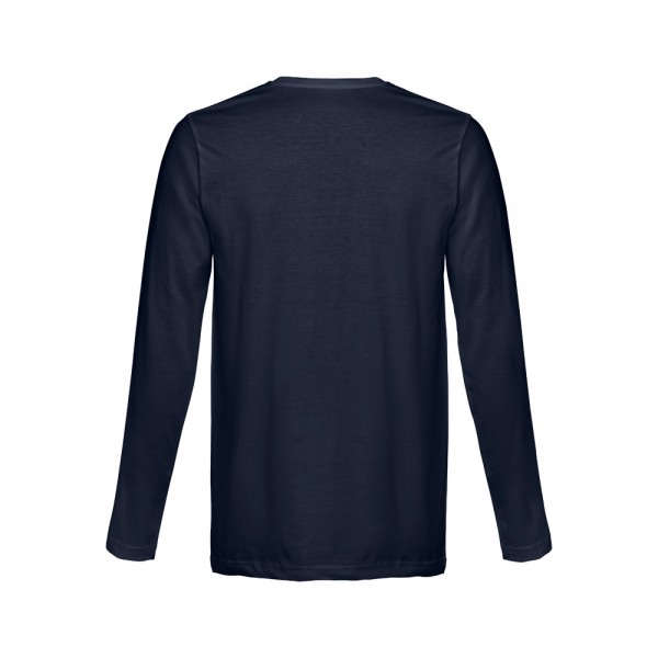 THC BUCHAREST. T-shirt a manica lunga da uomo - Blu scuro
