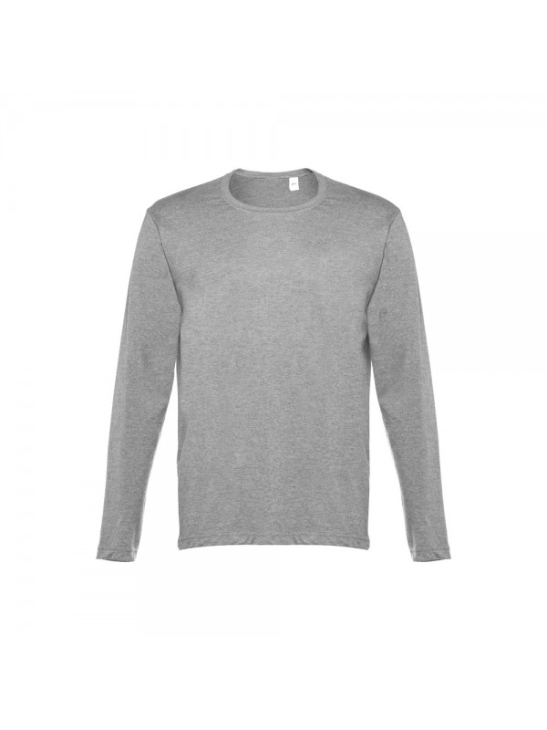 THC BUCHAREST. T-shirt a manica lunga da uomo - Grigio chiaro mélange THC BUCHAREST. T-shirt a manica lunga da uomo - Grigio chiaro mélange
