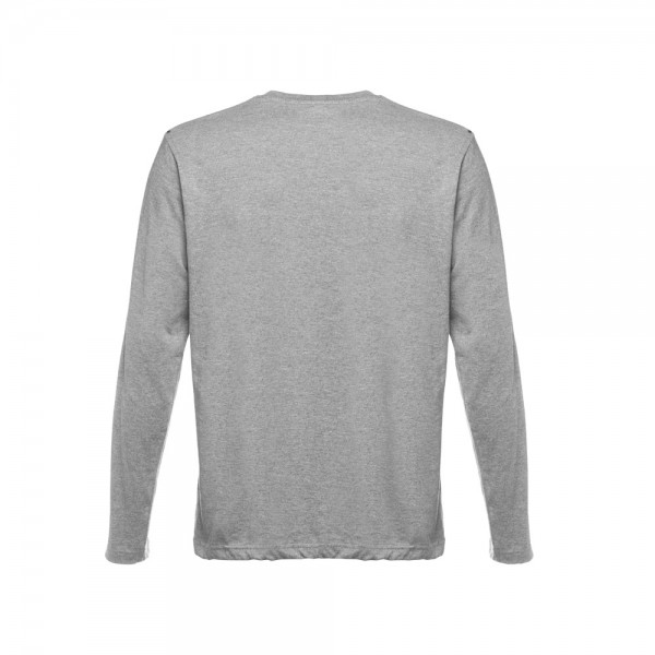 THC BUCHAREST. T-shirt a manica lunga da uomo - Grigio chiaro mélange