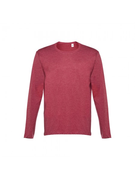 THC BUCHAREST. T-shirt a manica lunga da uomo - Rosso mélange THC BUCHAREST. T-shirt a manica lunga da uomo - Rosso mélange
