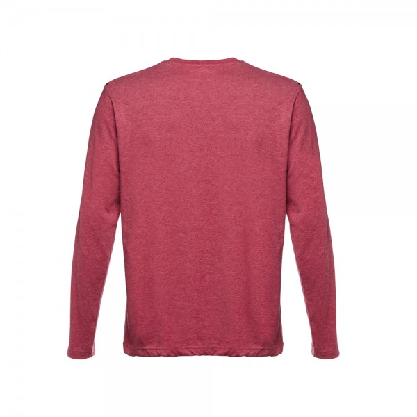 THC BUCHAREST. T-shirt a manica lunga da uomo - Rosso mélange