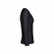 THC BUCHAREST WOMEN. T-shirt da donna sfiancata a maniche lunghe in cotone - Nero