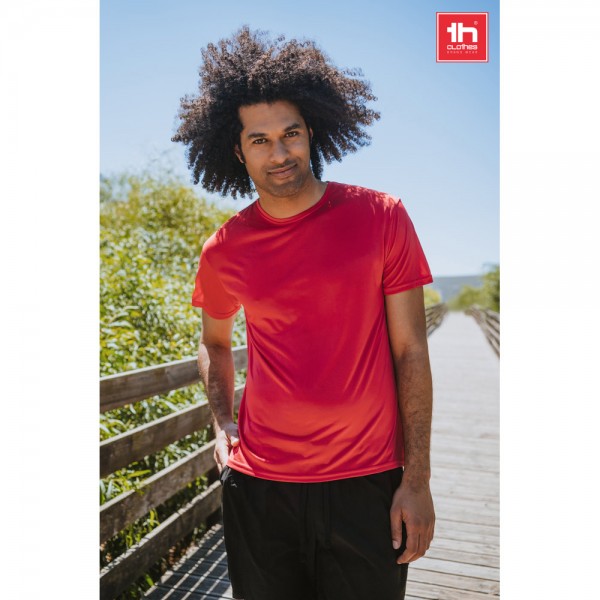 THC NICOSIA. T-shirt tecnica da uomo - Rosso
