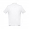 THC ADAM WH. Polo da uomo in cotone a maniche corte. colore bianco - Bianco