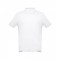 THC ADAM WH. Polo da uomo in cotone a maniche corte. colore bianco - Bianco