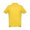 THC ADAM. Polo da uomo in cotone a maniche corte - Giallo