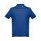 THC ADAM. Polo da uomo in cotone a maniche corte - Blu reale