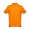THC ADAM. Polo da uomo in cotone a maniche corte - Arancione