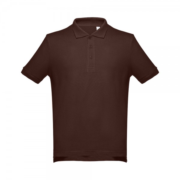THC ADAM 3XL. Polo da uomo - Marrone scuro