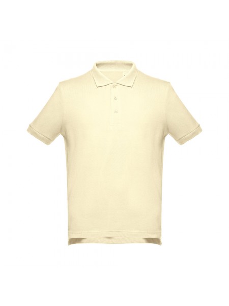 THC ADAM 3XL. Polo da uomo - Giallo pastello
