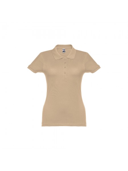 THC EVE. Polo da donna - Marrone chiaro THC EVE. Polo da donna - Marrone chiaro