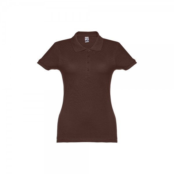 THC EVE. Polo da donna - Marrone scuro