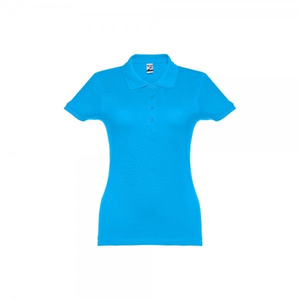 THC EVE. Polo da donna - Azzurro mare