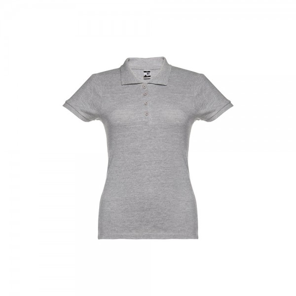 THC EVE. Polo da donna - Grigio chiaro mélange
