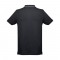 THC ROME. Polo da uomo in cotone bicolore - Nero