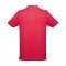 THC ROME. Polo da uomo in cotone bicolore - Rosso