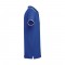 THC ROME. Polo da uomo in cotone bicolore - Blu reale