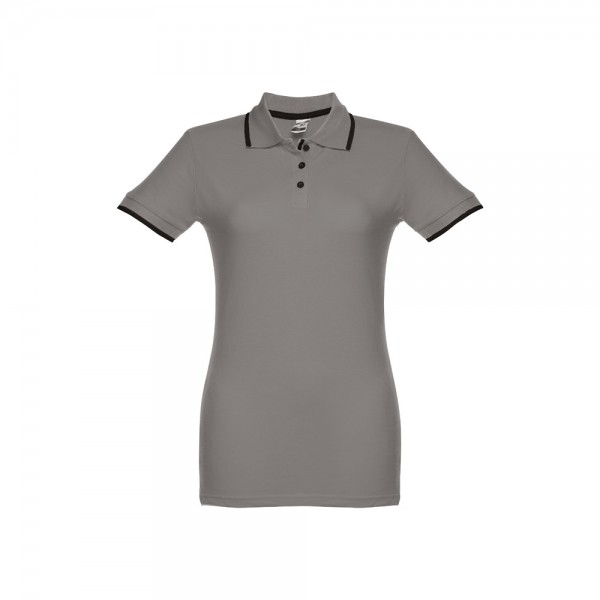 THC ROME WOMEN. Polo "slim fit" da donna - Grigio