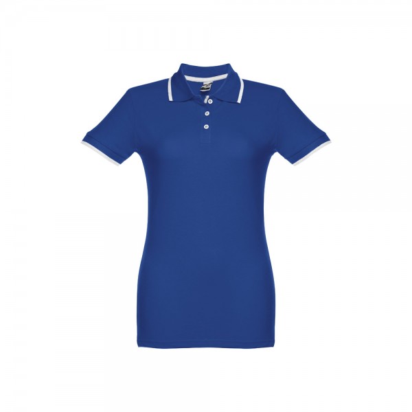 THC ROME WOMEN. Polo "slim fit" da donna - Blu reale