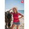 THC ROME WOMEN. Polo "slim fit" da donna - Blu reale