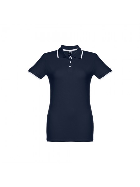 THC ROME WOMEN. Polo "slim fit" da donna - Blu scuro THC ROME WOMEN. Polo "slim fit" da donna - Blu scuro