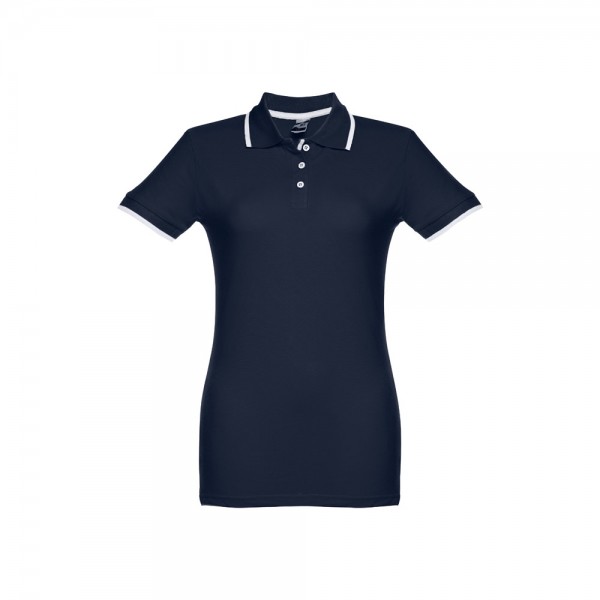 THC ROME WOMEN. Polo "slim fit" da donna - Blu scuro