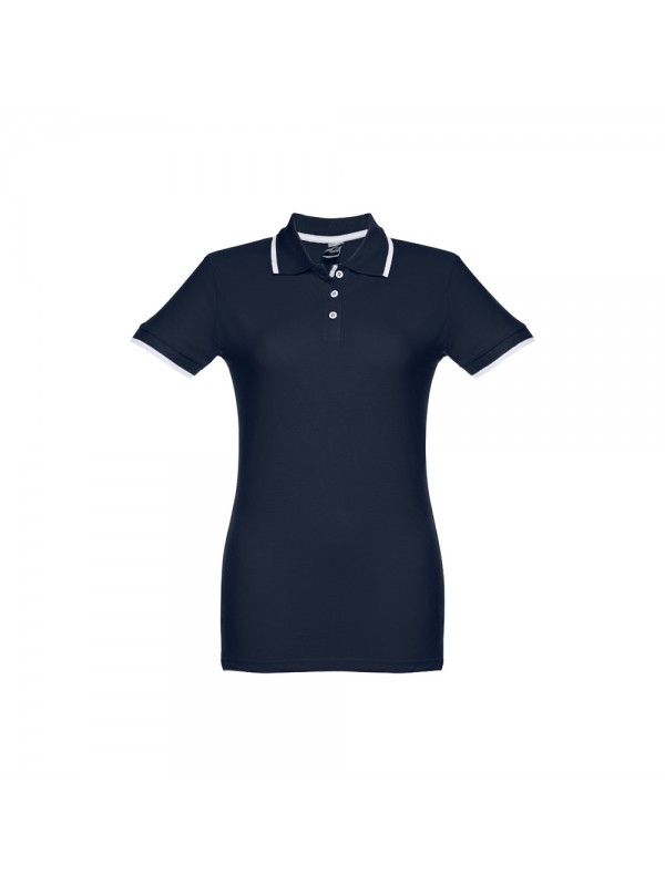 THC ROME WOMEN. Polo "slim fit" da donna - Blu scuro THC ROME WOMEN. Polo "slim fit" da donna - Blu scuro