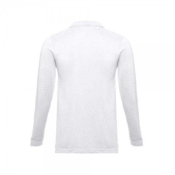 THC BERN WH 3XL. Polo a manica lunga da uomo - Bianco