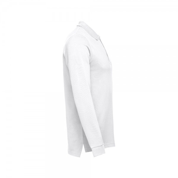 THC BERN WH 3XL. Polo a manica lunga da uomo - Bianco