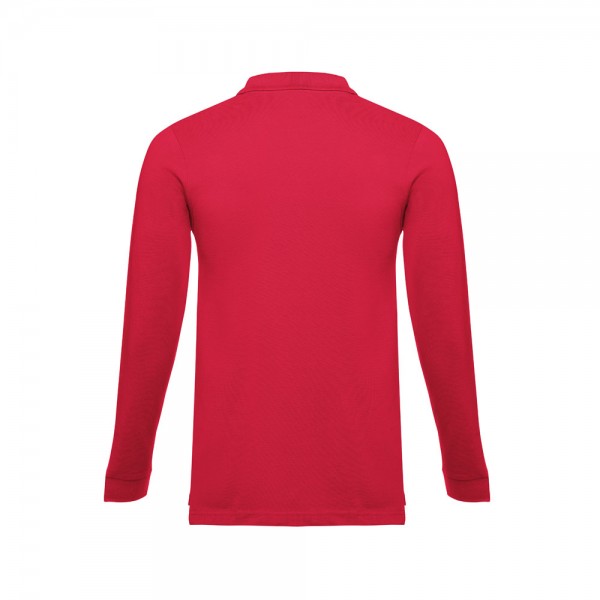 THC BERN 3XL. Polo a manica lunga da uomo - Rosso