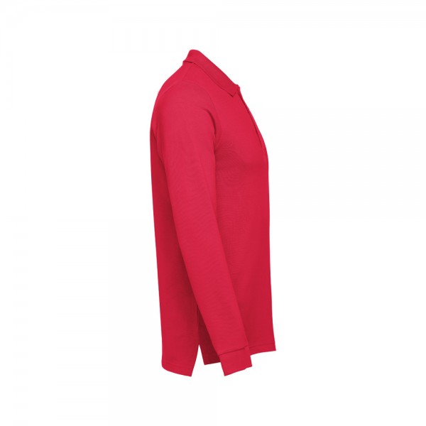 THC BERN 3XL. Polo a manica lunga da uomo - Rosso