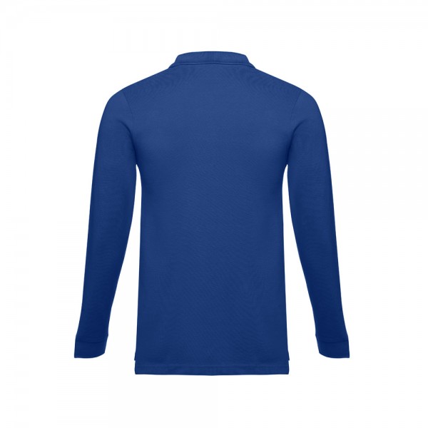 THC BERN 3XL. Polo a manica lunga da uomo - Blu reale