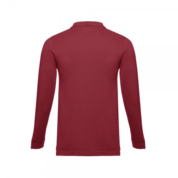 THC BERN 3XL. Polo a manica lunga da uomo - Bordeaux