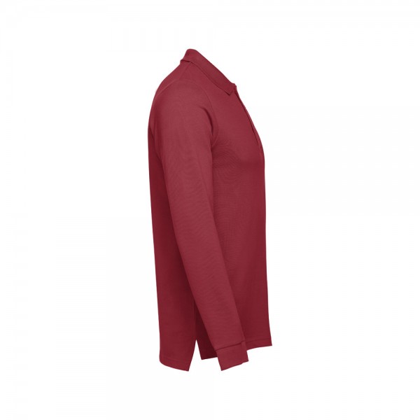 THC BERN 3XL. Polo a manica lunga da uomo - Bordeaux