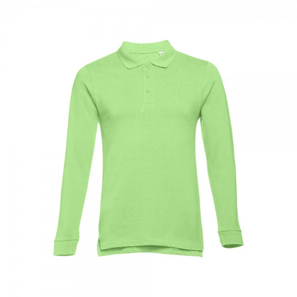 THC BERN 3XL. Polo a manica lunga da uomo - Verde chiaro