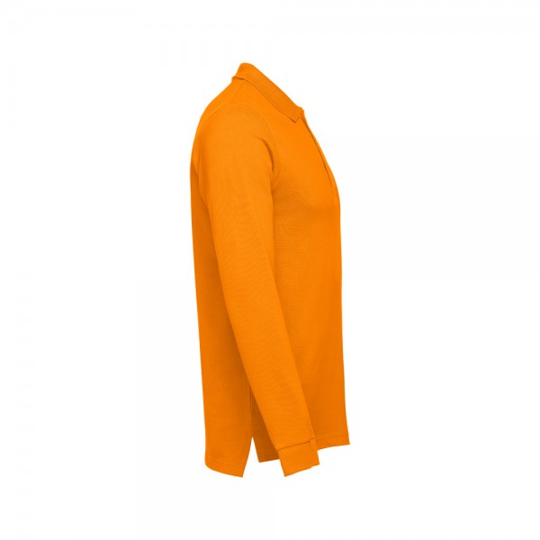 THC BERN 3XL. Polo a manica lunga da uomo - Arancione
