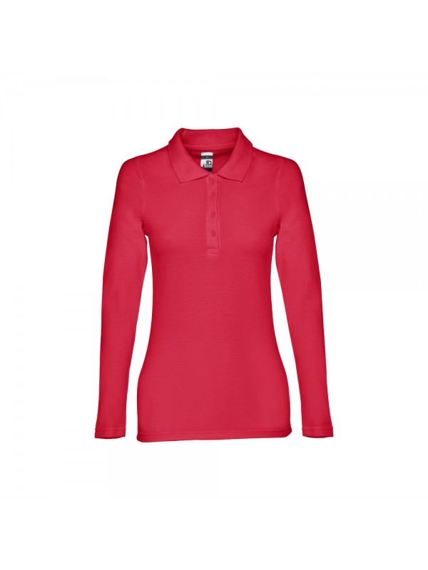 THC BERN WOMEN. Polo a manica lunga da donna - Rosso THC BERN WOMEN. Polo a manica lunga da donna - Rosso