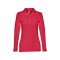THC BERN WOMEN. Polo a manica lunga da donna - Rosso