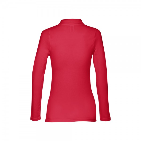 THC BERN WOMEN. Polo a manica lunga da donna - Rosso